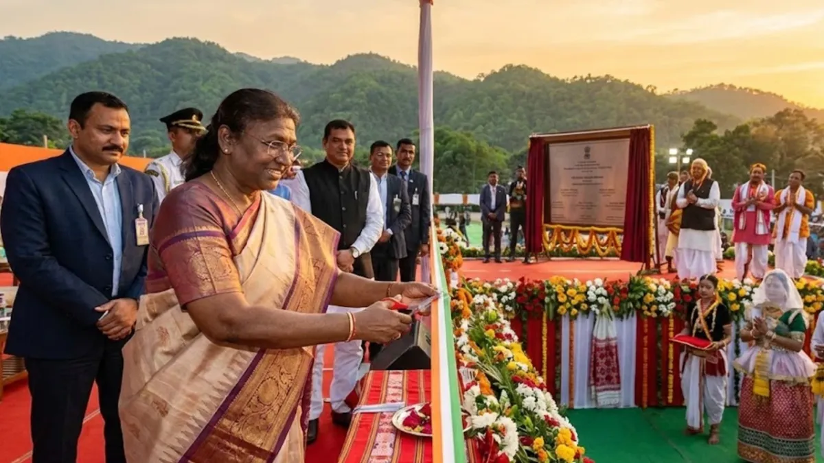 Manipur Ke Liye Good News: President Murmu Ka Visit, ₹1387 Crore Ke Projects Launch